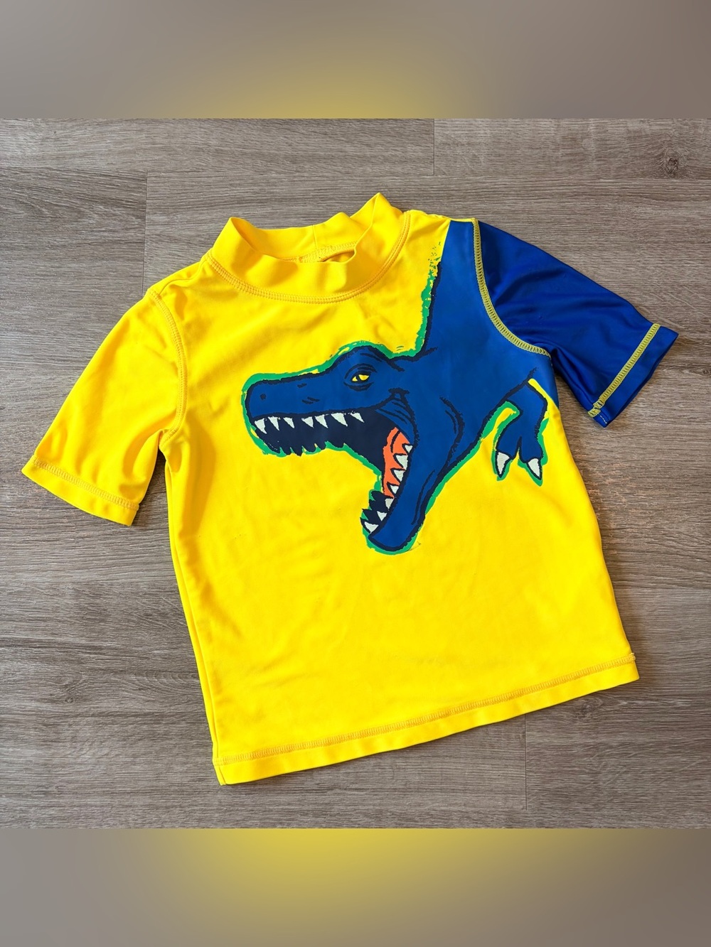 Carter's toddler boys dinosaur rash guard